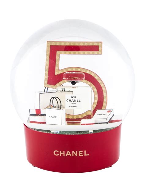 chanel snow globe red|chanel snow globe.